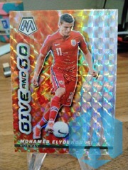 2021 Panini Mosaic FIFA Road to World Cup Give and Go Prizm Mohamed Elyounoussi #18